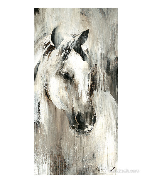 Animal painting texture