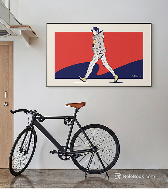 cartoon painting texture