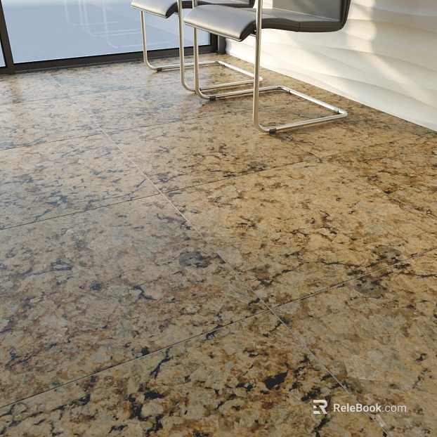 yellow brown granite indoor floor tile texture
