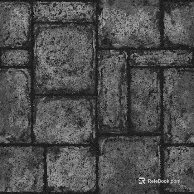 Black and white relief texture
