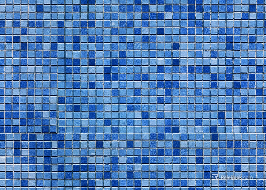 Blue Ceramic Mosaic Kitchen and Bathroom Wall Tiles texture