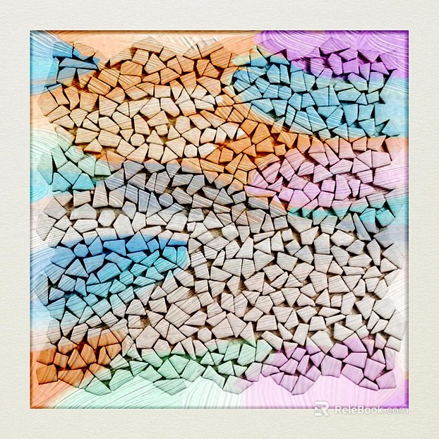 three-dimensional physical painting texture