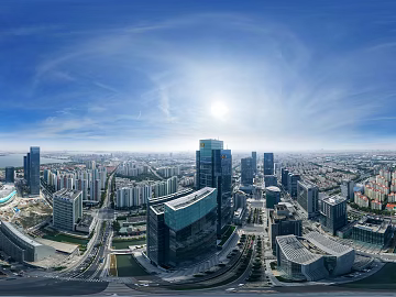 HDR urban ecological greening panorama texture (ID:ffach286603)