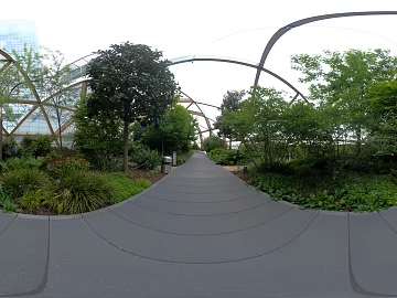 Modern Interior Roof Garden Terrace Daytime HDR texture (ID:ffabg90961)