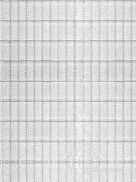 super white glass brick texture