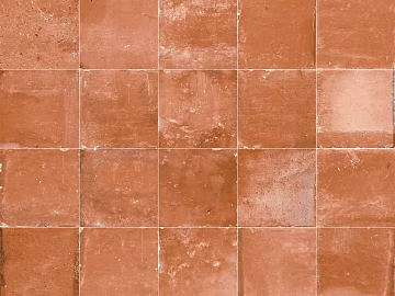 Warm terracotta red handmade clay soft light rock plate texture (ID:ffaeh054514)