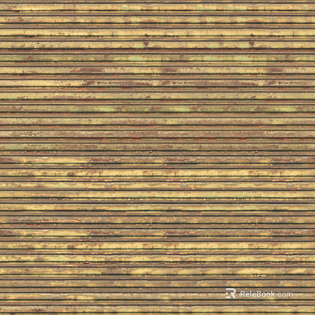 Rolling shutter door metal texture