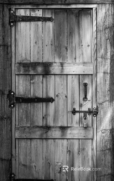 Wooden door texture