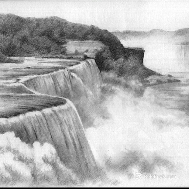 landscape painting texture