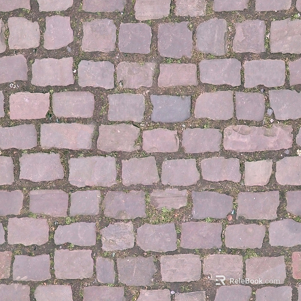 Brick pavement texture