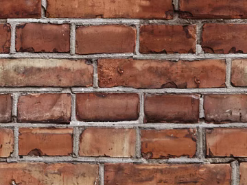Broken brick wall Red brick wall texture (ID:ffaeg67825)