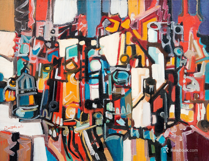 abstract painting texture