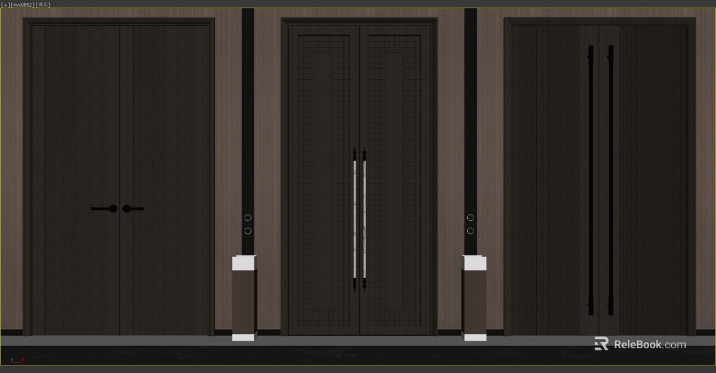 Wooden door texture