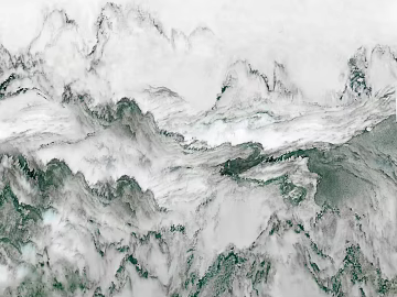 Landscape Marble Green Mountain Green Water Marble texture (ID:ffabg55358)
