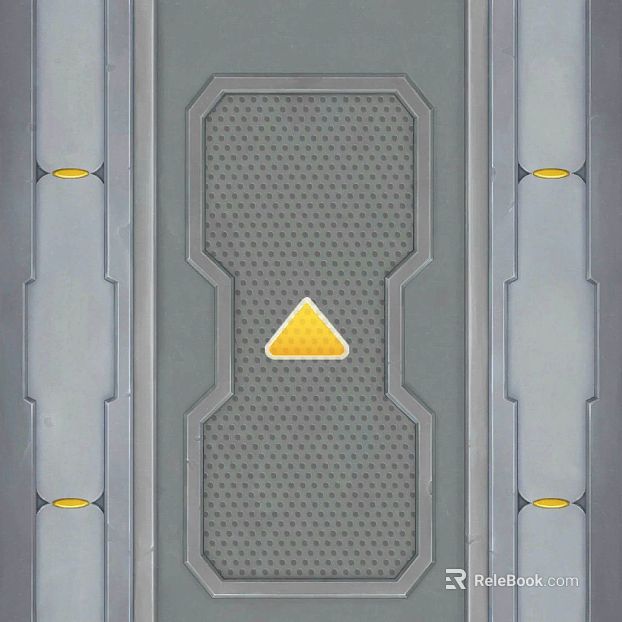 Industrial gray metal door hatch texture