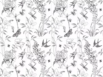 animal and plant pattern texture (ID:ffaeg61576)