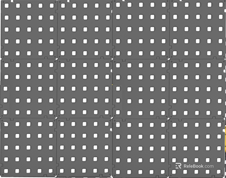 Plastic plate texture
