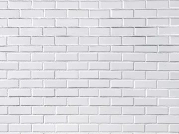 Brick wall exterior wall white square brick 3d model