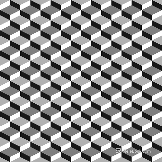 black and white gray geometric solid tile texture