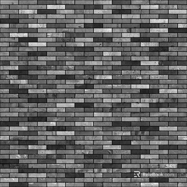 Brick wall black blue brick seamless texture