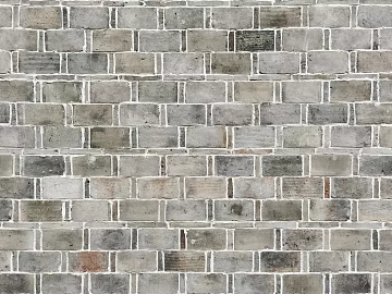 Green brick wall 3d model