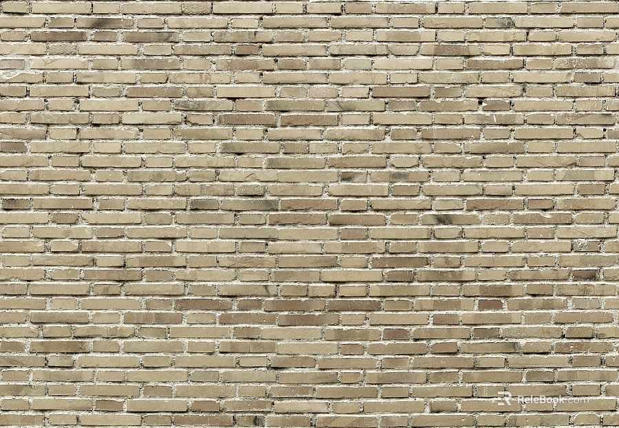 Beige brick wall indoor and outdoor wall texture
