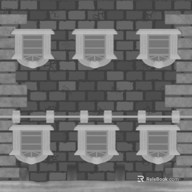 Dark gray vintage brick wall building exterior texture