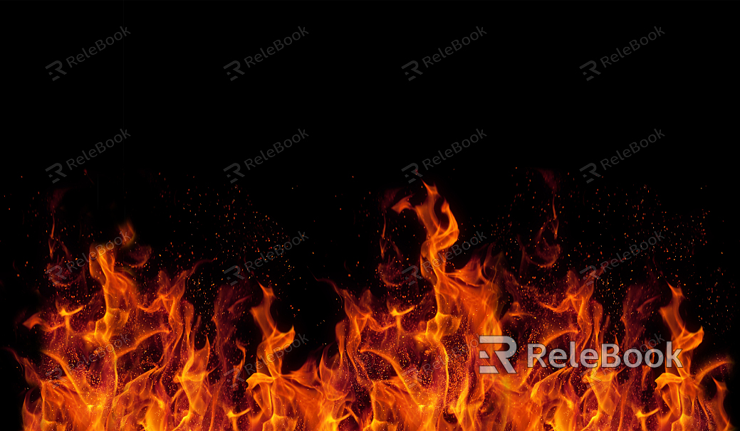 Flame texture texture