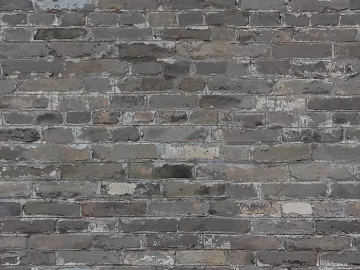 Brick wall seamless 3d model