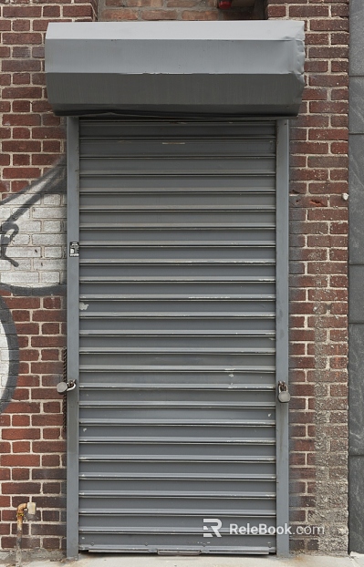 Metal door texture