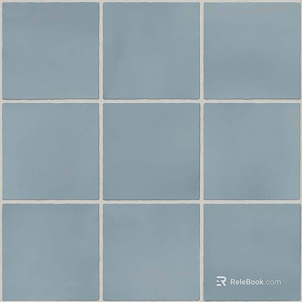 Modern Minamite Blue Check Tile Glazed Square Tile texture