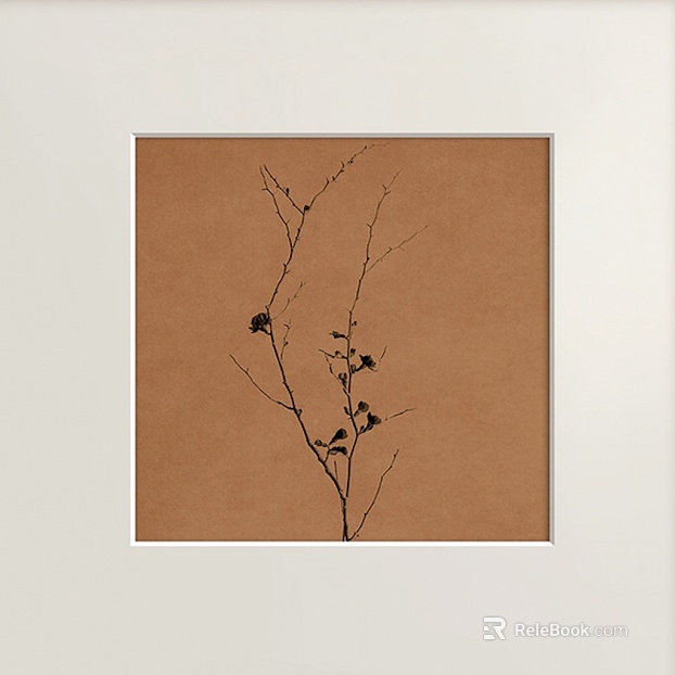 Plant painting texture