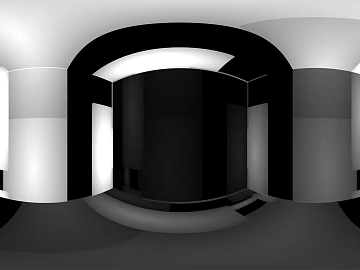 Indoor studio fill light HDR 3d model