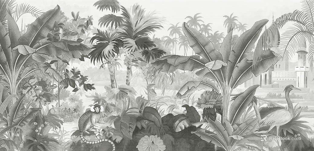 animal and plant pattern texture