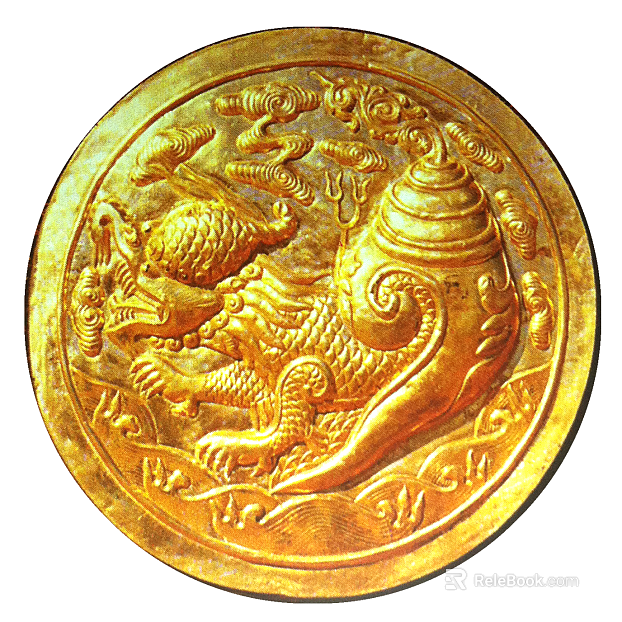 Metal relief texture