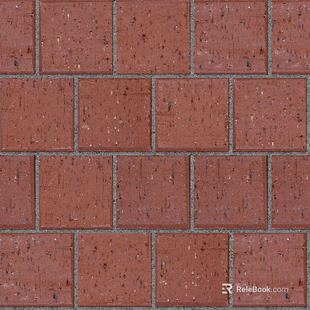 Park permeable brick lawn brick pedestrian brick outdoor ground square brick texture