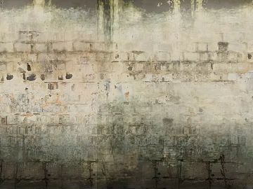 Rice gray old brick wall decoration texture (ID:ffaeh752636)