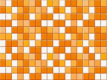 orange white mosaic tile texture (ID:ffajh340877)