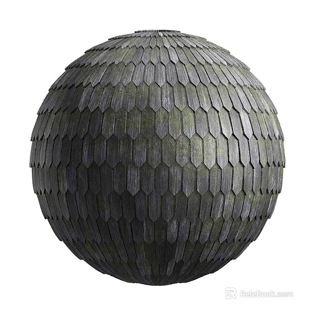 Roof shingle PBR texture
