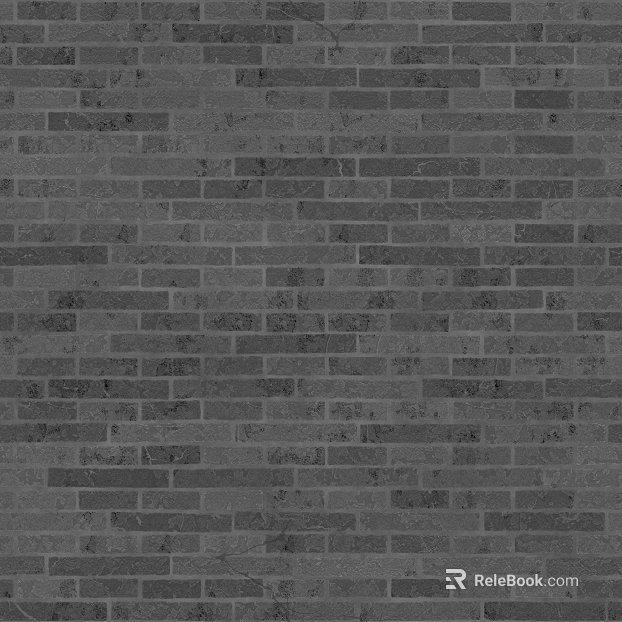 Dark gray vintage brick wall background wall texture