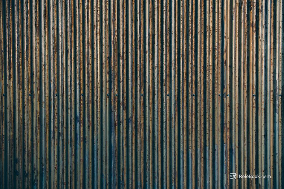 Grating metal texture