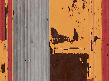 Red orange old metal industrial wind wall texture (ID:ffaeh140136)