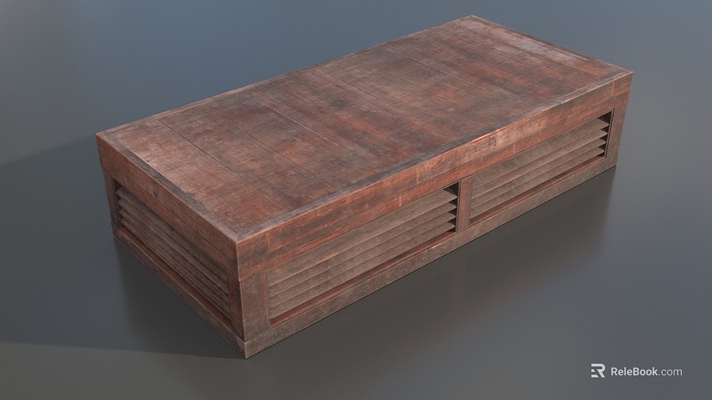 Vintage Dark Brown Old Wooden Coffee Table texture