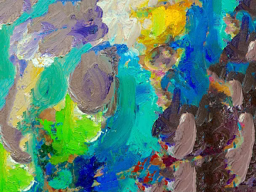 abstract painting 3d model