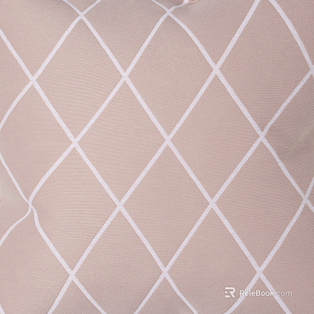 Light Pink Plaid Fabric Soft texture