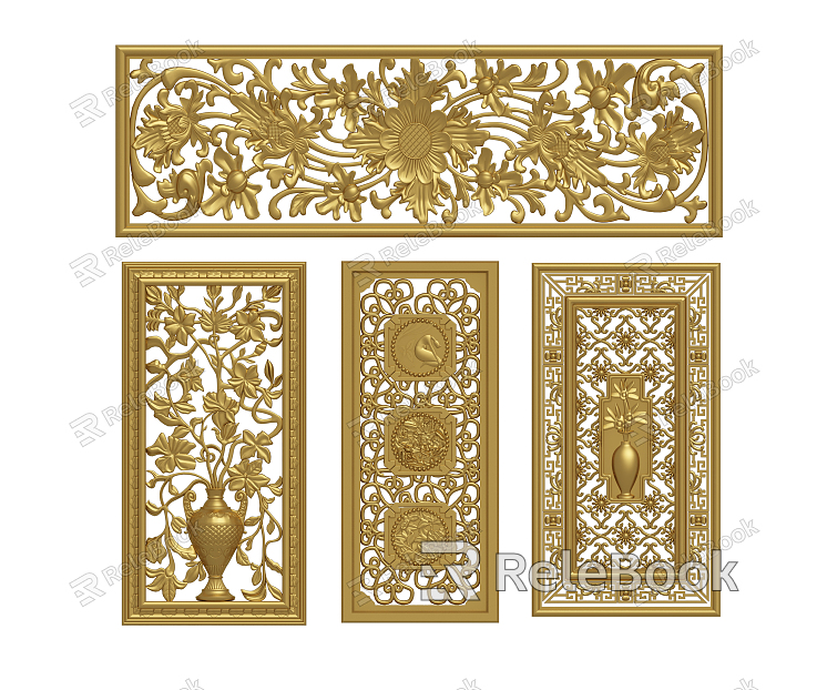 A detailed metal carving featuring an ornate, symmetrical design with floral and geometric patterns, showcasing skilled craftsmanship and intricate artistry. The piece exhibits a vintage aesthetic with a weathered texture. Unfortunately, the image link provided cannot be visualized, but based on the