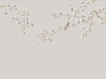 animal and plant pattern 3d model