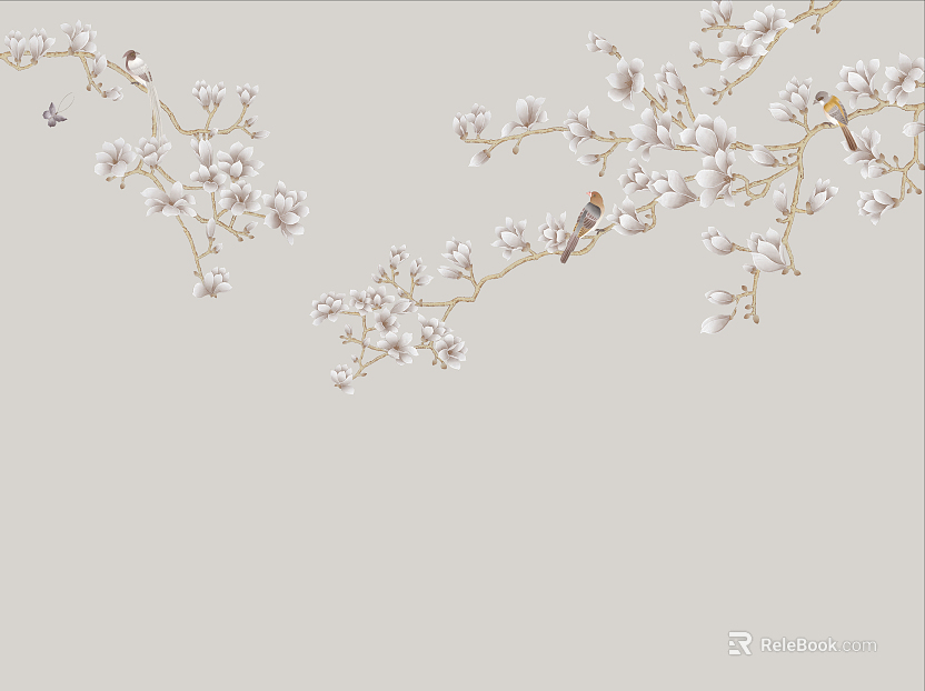 animal and plant pattern texture