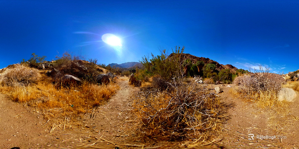 HDR outdoor desert clear sky texture