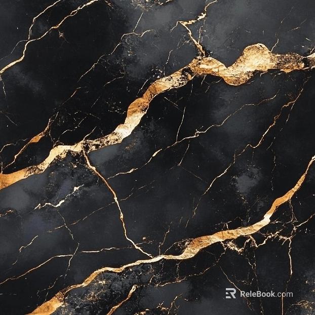Black Golden Flower Marble texture